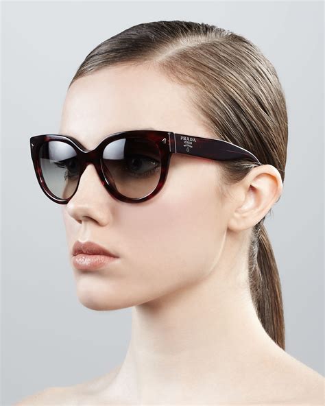 prada cat eye sunglasses with hat|59mm cat eye sunglasses Prada.